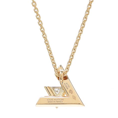 lv necklaces|louis vuitton necklace with diamond.